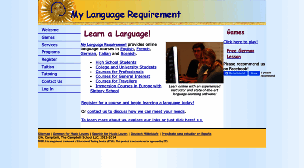 mylanguagerequirement.com