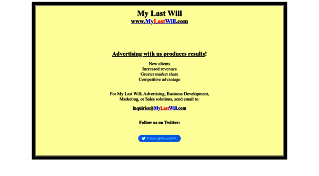 mylastwill.com