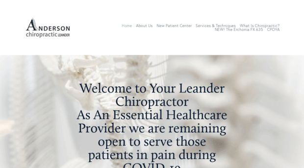 myleanderchiropractor.com