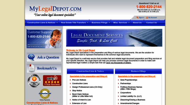 mylegaldepot.com