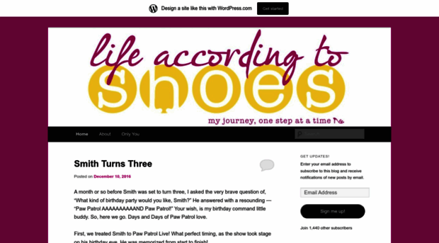 mylifeaccordingtoshoes.wordpress.com