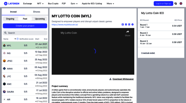 mylottocoin.net