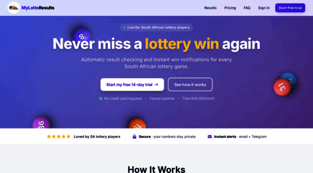 mylottoresults.co.za