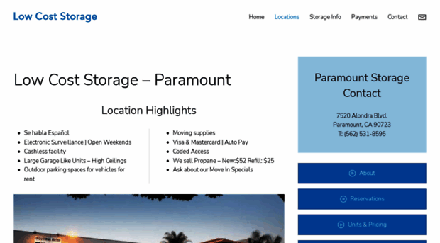 mylowcoststorageparamount.com