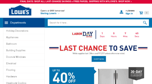 mylowes.com