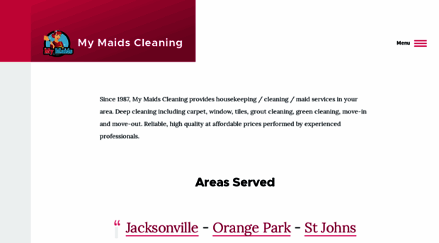 mymaidscleaning.com