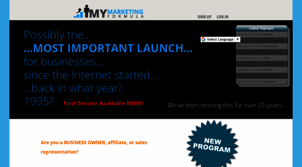 mymarketingformula.com