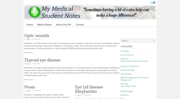 mymedicalstudentnotes.com