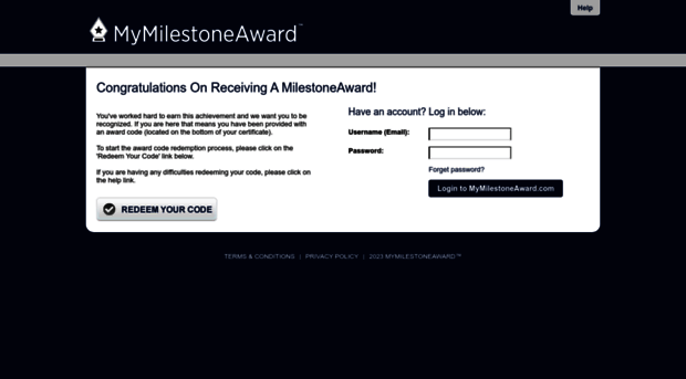 mymilestoneaward.com