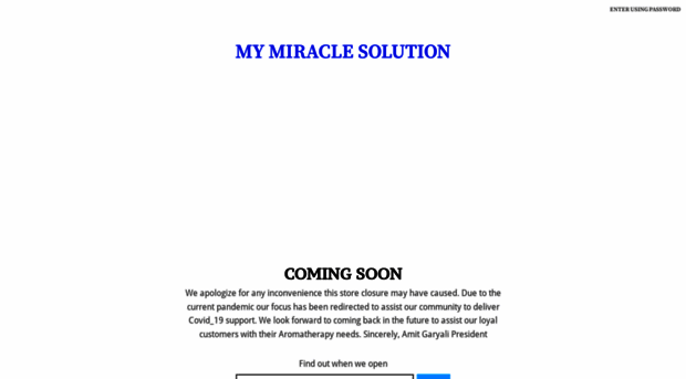 mymiraclesolution.ca