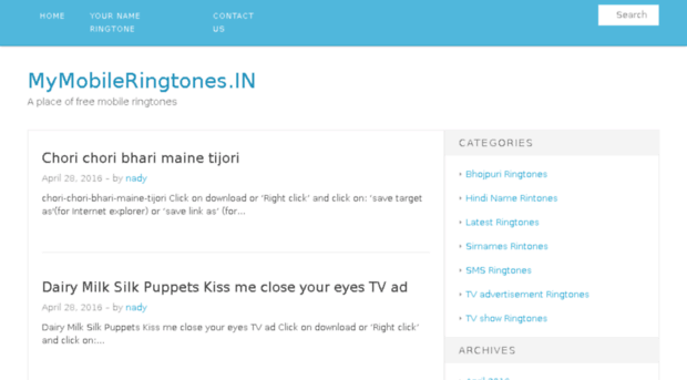 mymobileringtones.in