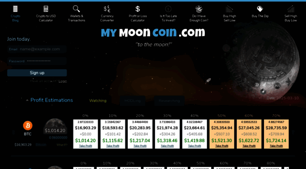 mymooncoin.com