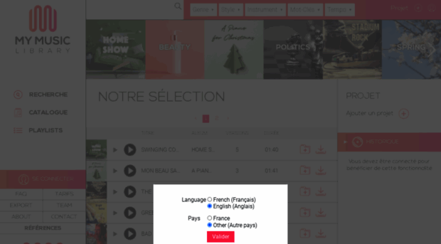 mymusiclibrary.fr