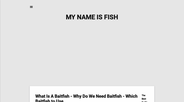 mynameisfish.com