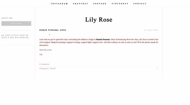 mynameislilyrose.com