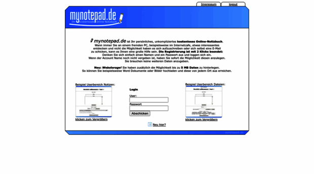 mynotepad.de