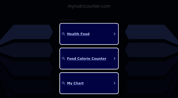 mynutricounter.com