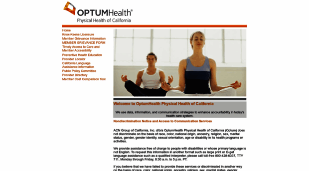 myoptumhealthphysicalhealthofca.com