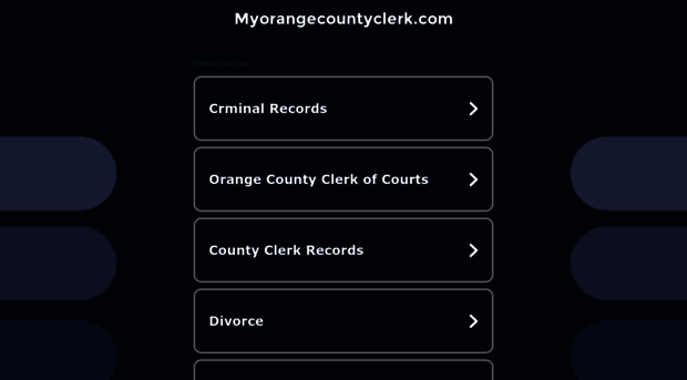 myorangecountyclerk.com