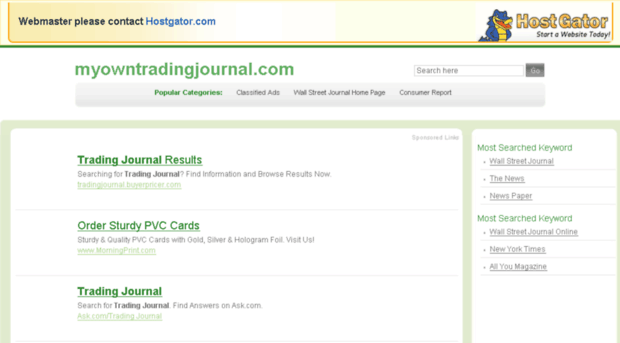 myowntradingjournal.com