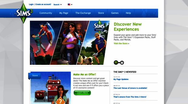 mypage.thesims3.com