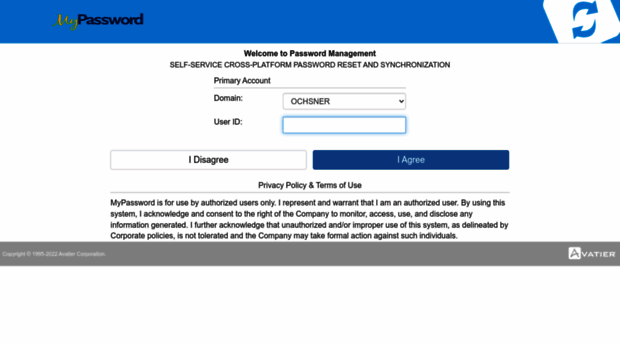 mypassword.ochsner.org