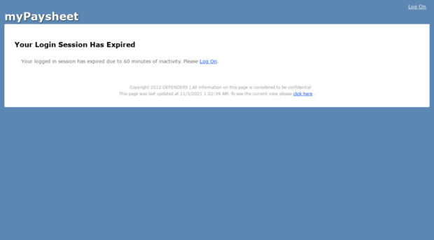 mypaysheet.defenderdirect.com