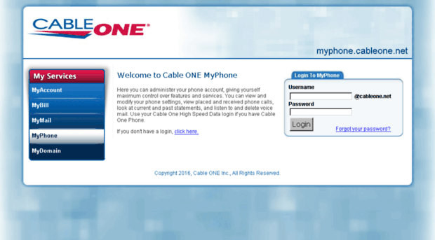 myphone.cableone.net