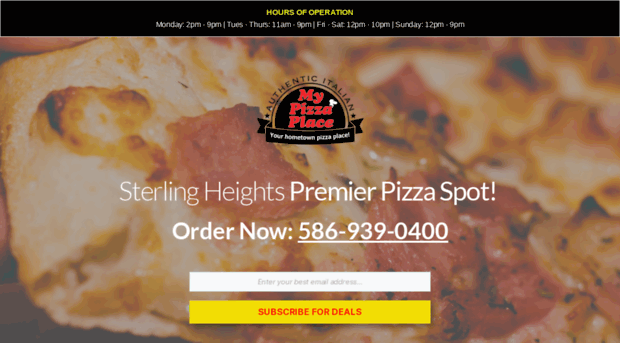 mypizzaplace.net