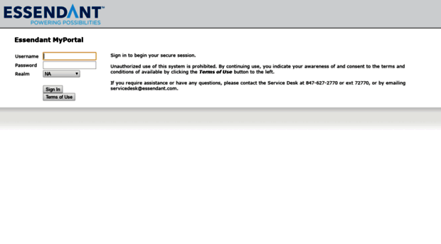 myportal.essendant.com