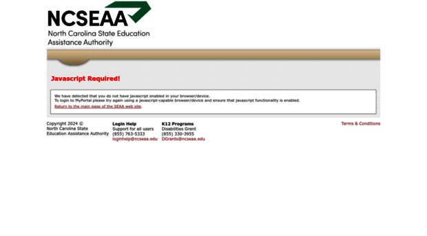 myportal.ncseaa.edu