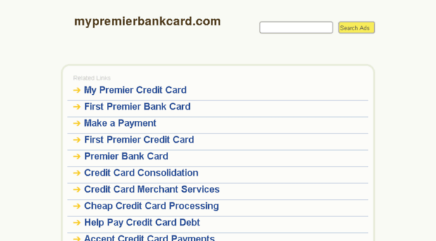 mypremierbankcard.com