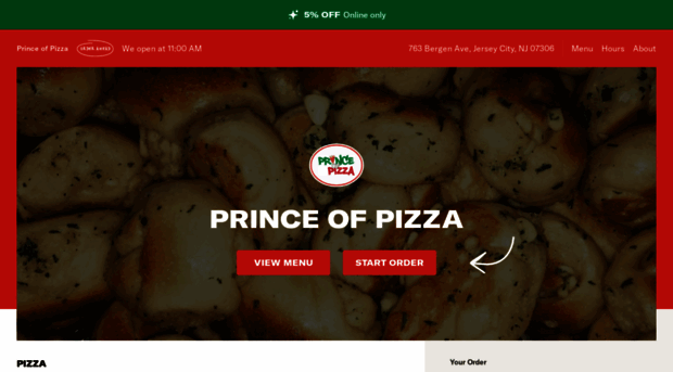 myprinceofpizza.com