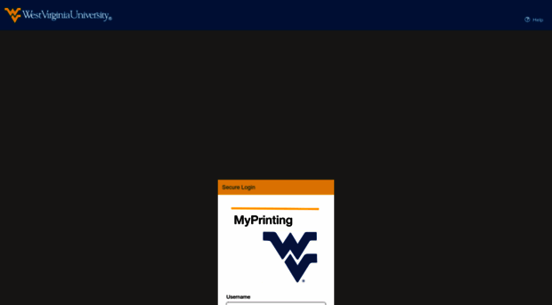 myprinting.wvu.edu