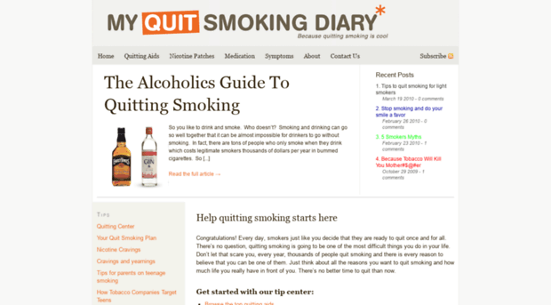 myquitsmokingdiary.com