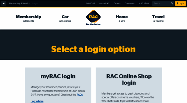 myrac.rac.com.au