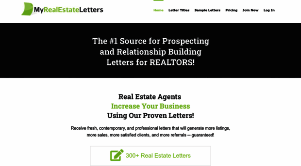 myrealestateletters.com