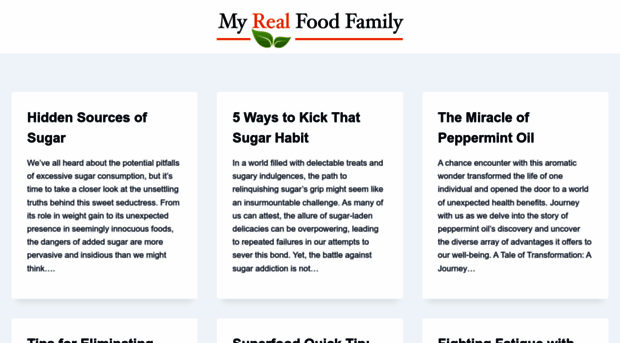 myrealfoodfamily.com