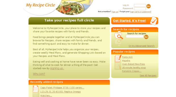 myrecipecircle.com