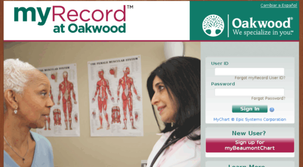 myrecord.oakwood.org