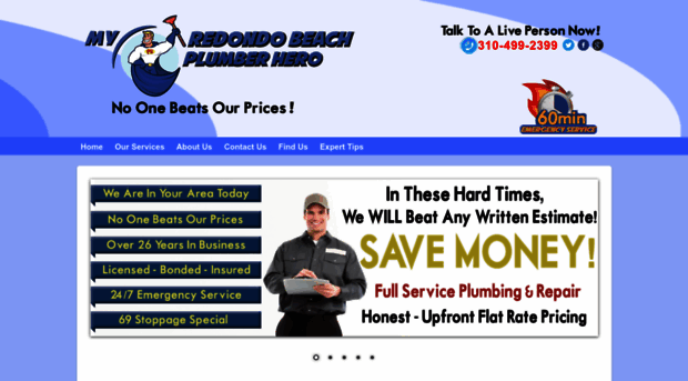 myredondobeachplumberhero.com