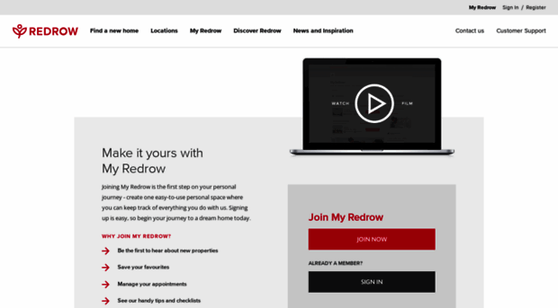 myredrow.redrow.co.uk
