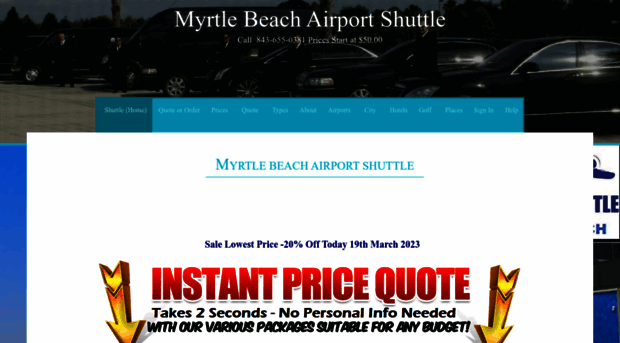 myrtlebeachairportshuttle.com