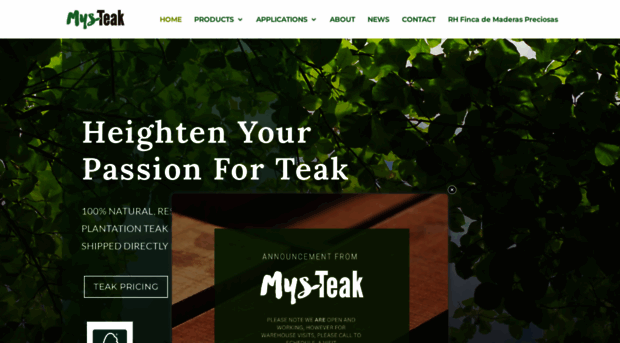 mys-teak.com