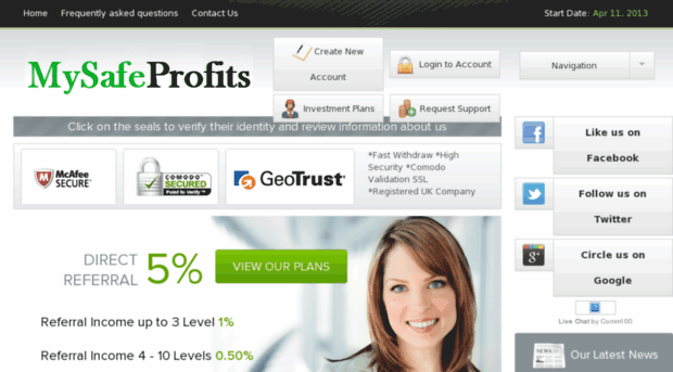 mysafeprofits.com