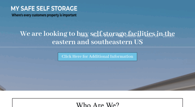 mysafeselfstorage.com