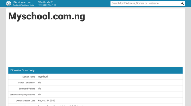 myschool.com.ng.ipaddress.com