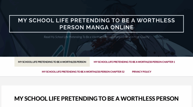 myschoollifepretendingtobeaworthlessperson.com