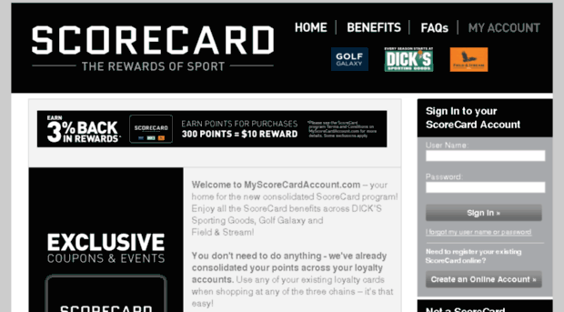 myscorecardaccount.com