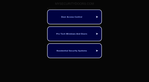 mysecuritydoors.com